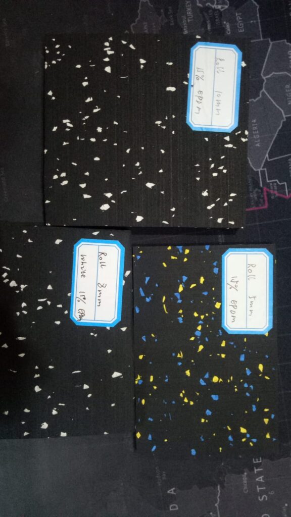 gym mat roll rubber floor